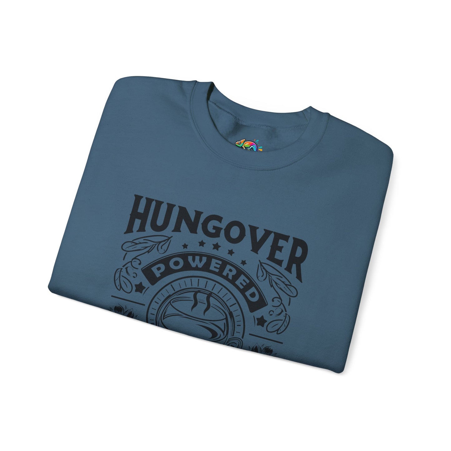 Unisex Heavy Blend™ Crewneck Sweatshirt (Hungover - Powered by Coffee)