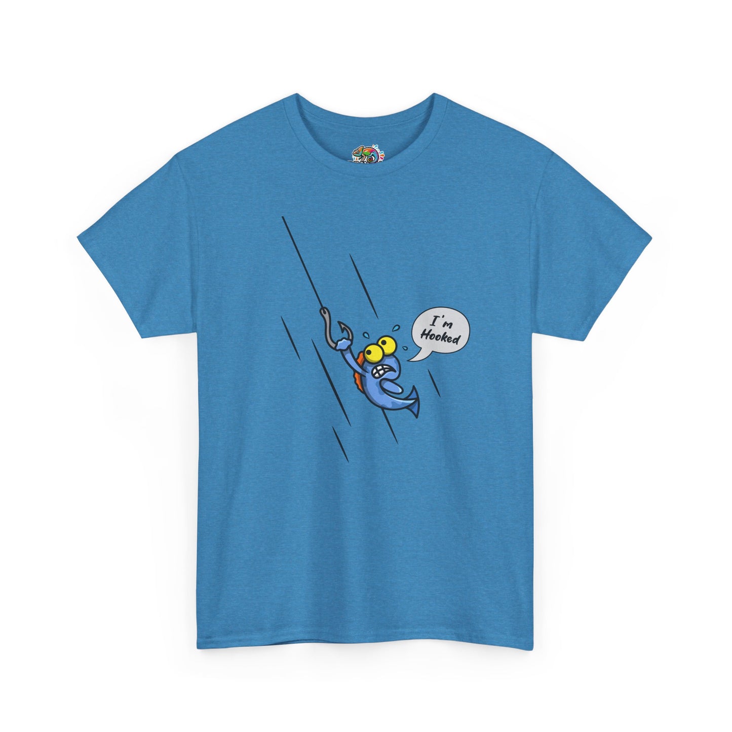 Unisex Heavy Cotton Tee (Fishing Hooked)