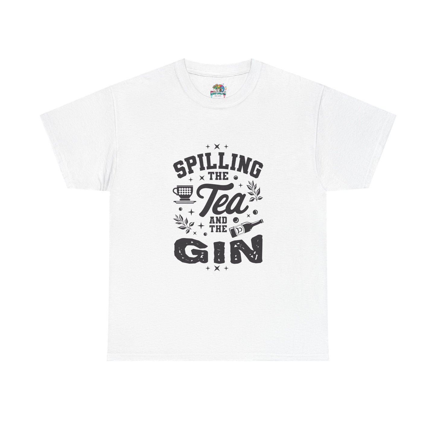 Unisex Heavy Cotton Tee (Spill Tea & Gin)