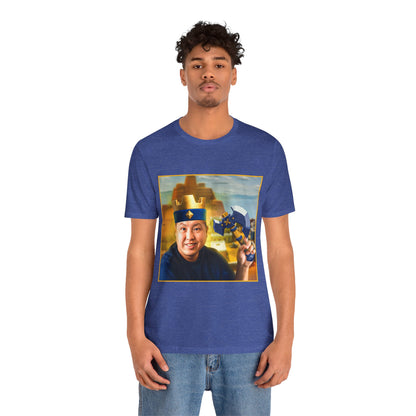 Retro Fun George Logo Tee - Casual Unisex Jersey Short Sleeve Shirt with Playful Design (CLASH)