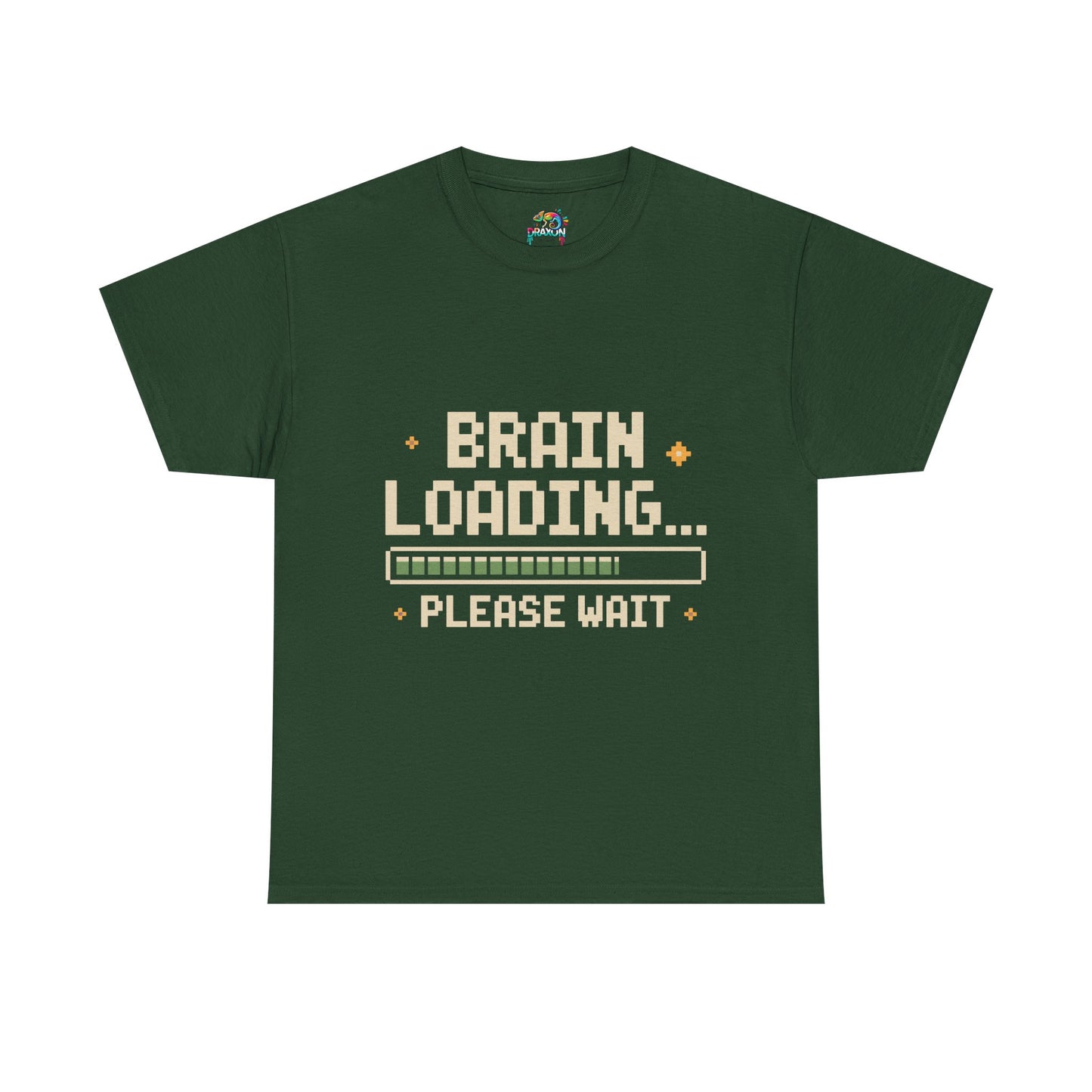Unisex Heavy Cotton Tee (Brain Loading...Please Wait)