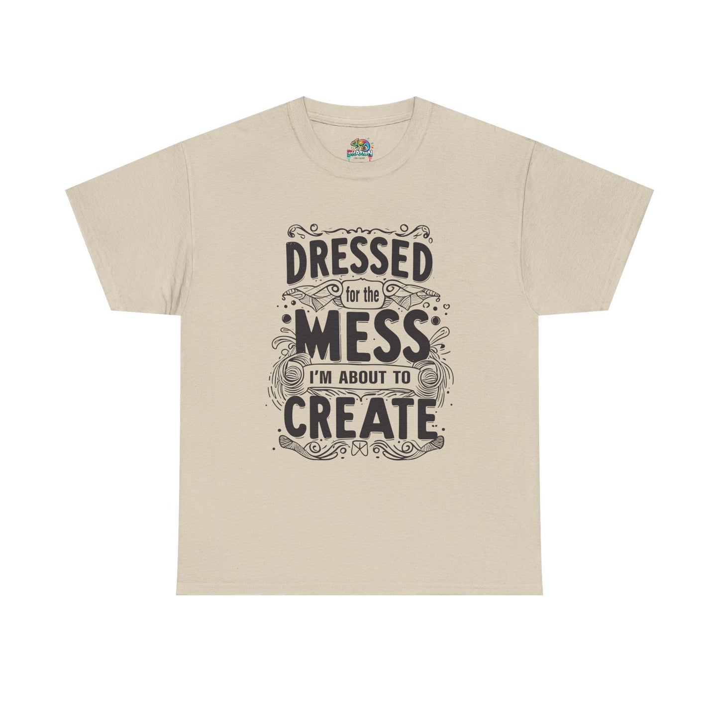 Unisex Heavy Cotton Tee (Dressed for the Mess)