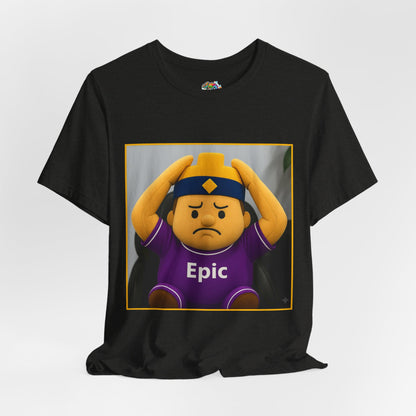 Epic Tee - Casual Unisex Jersey Short Sleeve Shirt with Playful Design (CLASH)