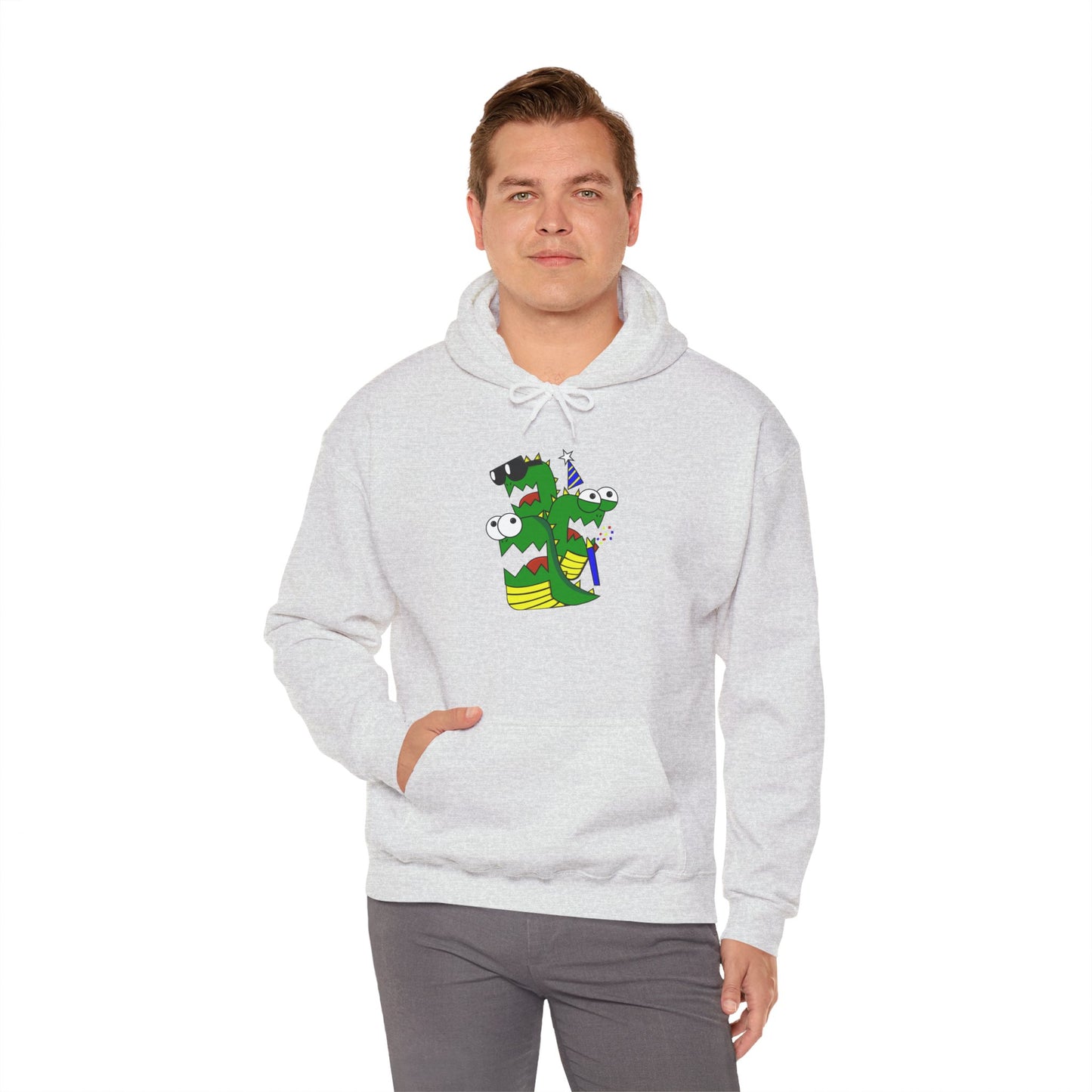 Unisex Heavy Blend™ Hooded Sweatshirt (Larry the Snake thing)