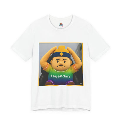 Legendary Tee - Casual Unisex Jersey Short Sleeve Shirt with Playful Design (CLASH)
