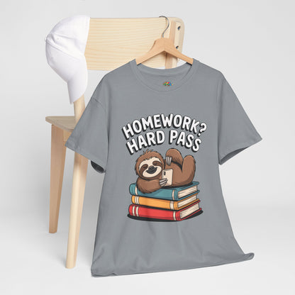 Unisex Heavy Cotton Tee (Homework? Hard Pass)