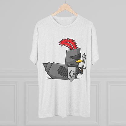 Unisex Tri-Blend Crew Tee (Knight Duck)