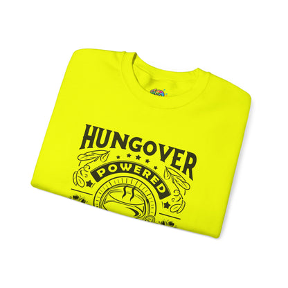 Unisex Heavy Blend™ Crewneck Sweatshirt (Hungover - Powered by Coffee)