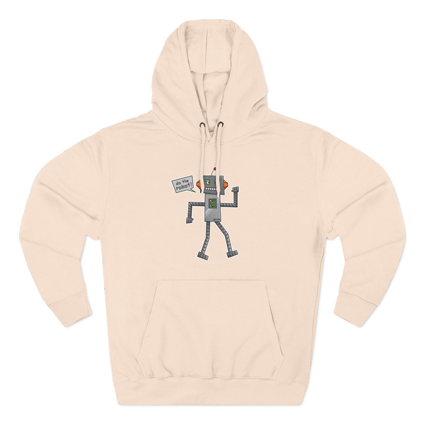 Three-Panel Fleece Hoodie (Do the Robot)