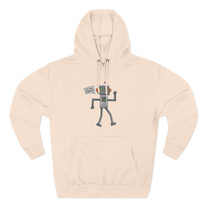 Three-Panel Fleece Hoodie (Do the Robot)