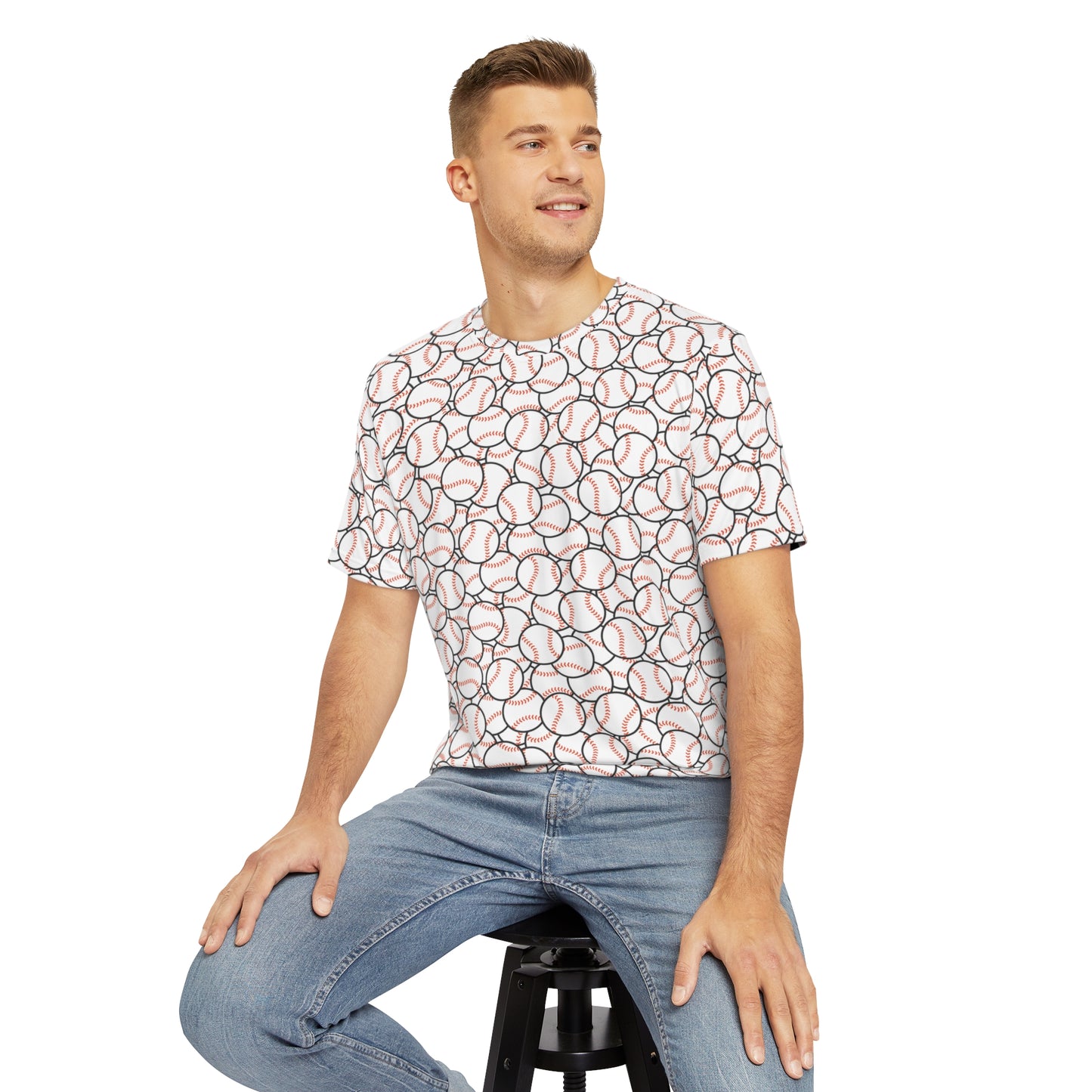 Men's Polyester Tee (Baseball)