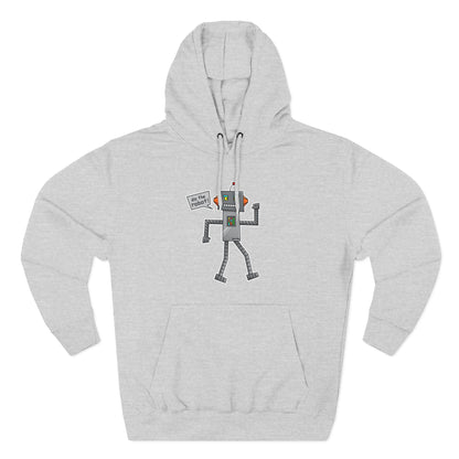 Three-Panel Fleece Hoodie (Do the Robot)