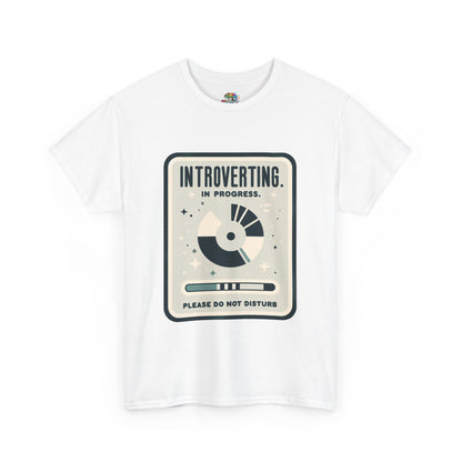 Unisex Heavy Cotton Tee (Introverting in Progress)