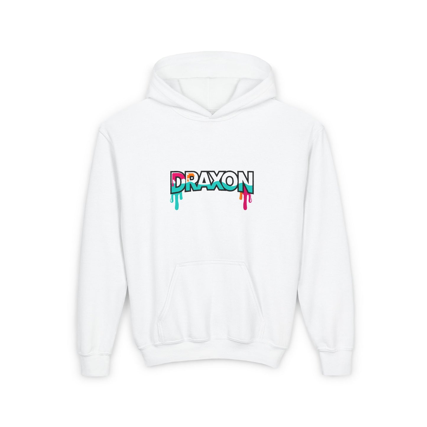 Youth Heavy Blend Hooded Sweatshirt (DC Logo 1)