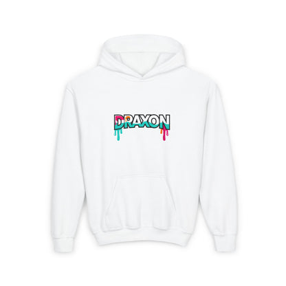 Youth Heavy Blend Hooded Sweatshirt (DC Logo 1)