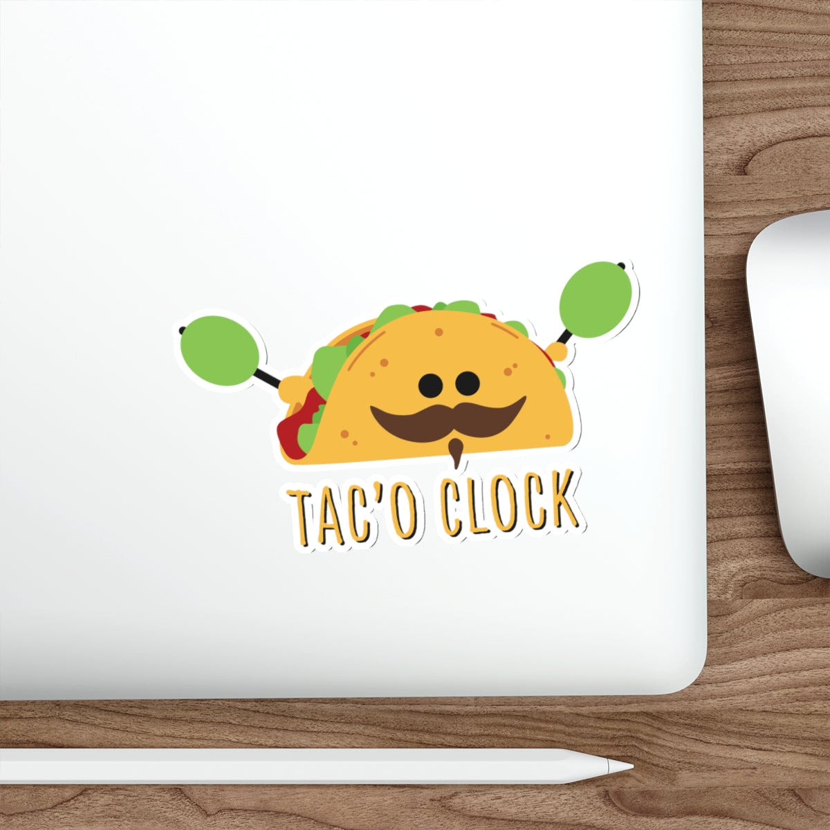 Die-Cut Stickers | Vibrant Art for Personalization (Tac'O Clock)