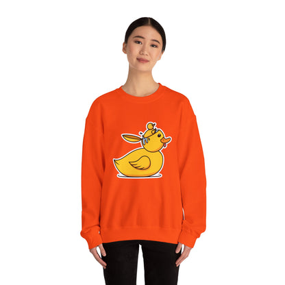 Unisex Heavy Blend™ Crewneck Sweatshirt (Duck Bird Brain)
