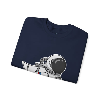 Unisex Heavy Blend™ Crewneck Sweatshirt (Astronaut Duck)