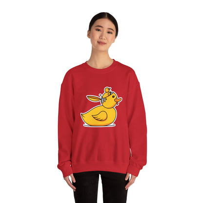 Unisex Heavy Blend™ Crewneck Sweatshirt (Duck Bird Brain)