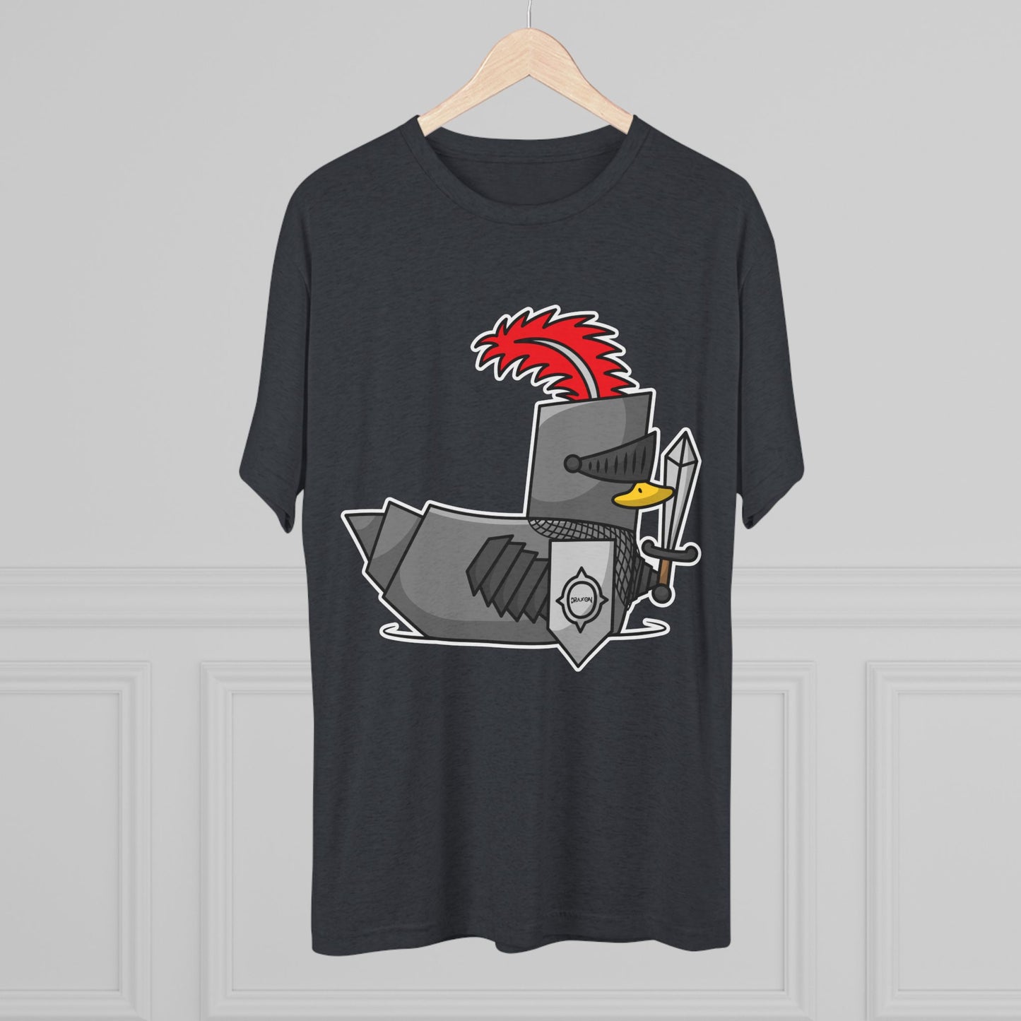 Unisex Tri-Blend Crew Tee (Knight Duck)