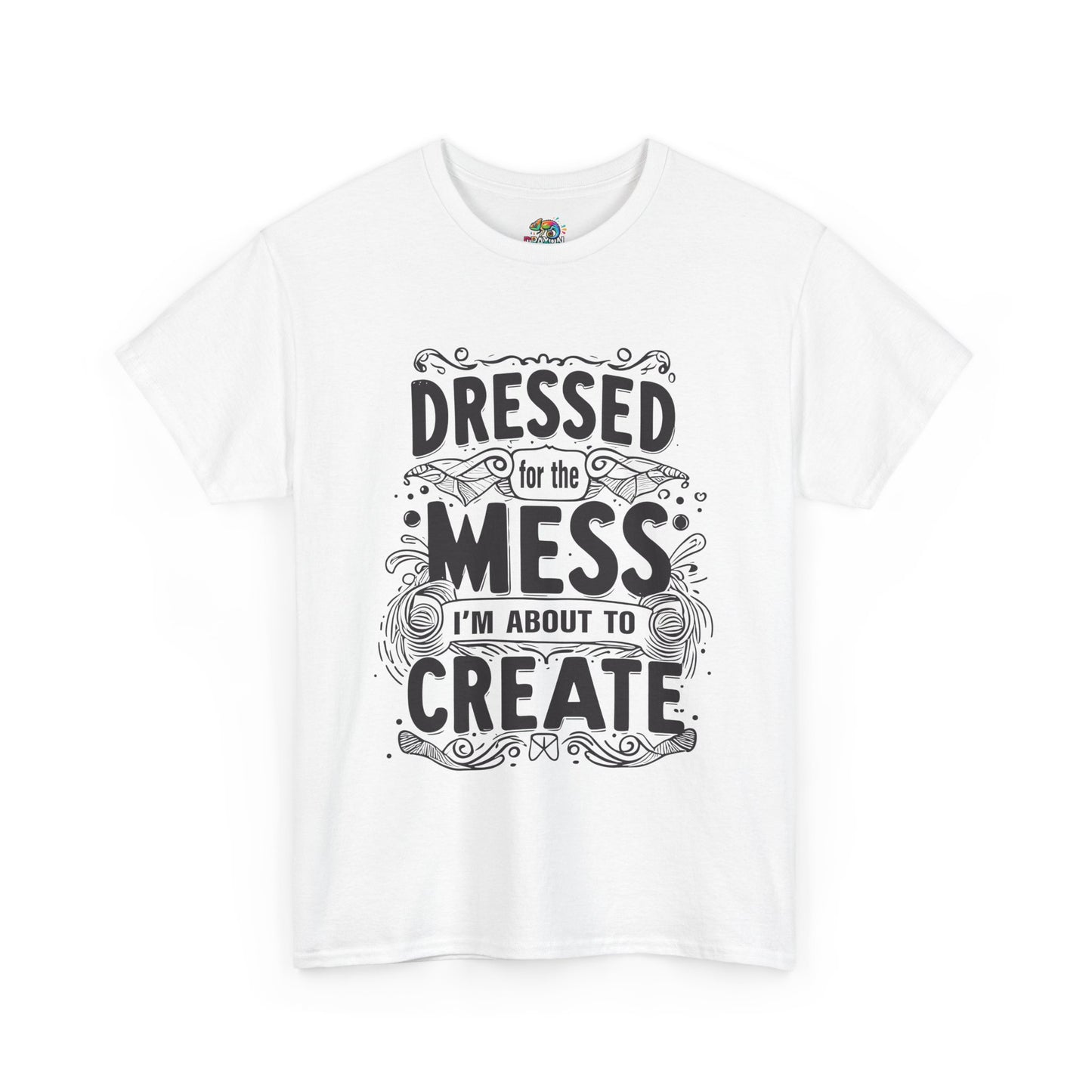 Unisex Heavy Cotton Tee (Dressed for the Mess)