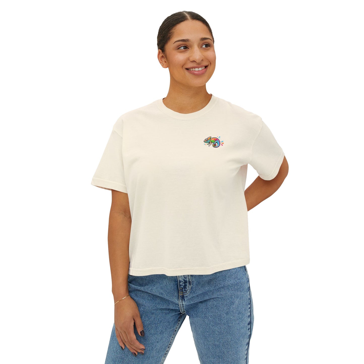 Women's Boxy Tee (DC Logo)