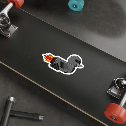 Die-Cut Stickers | Vibrant Art for Personalization (Robot Duck)