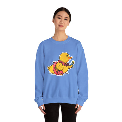 Unisex Heavy Blend™ Crewneck Sweatshirt (Tropical Duck)