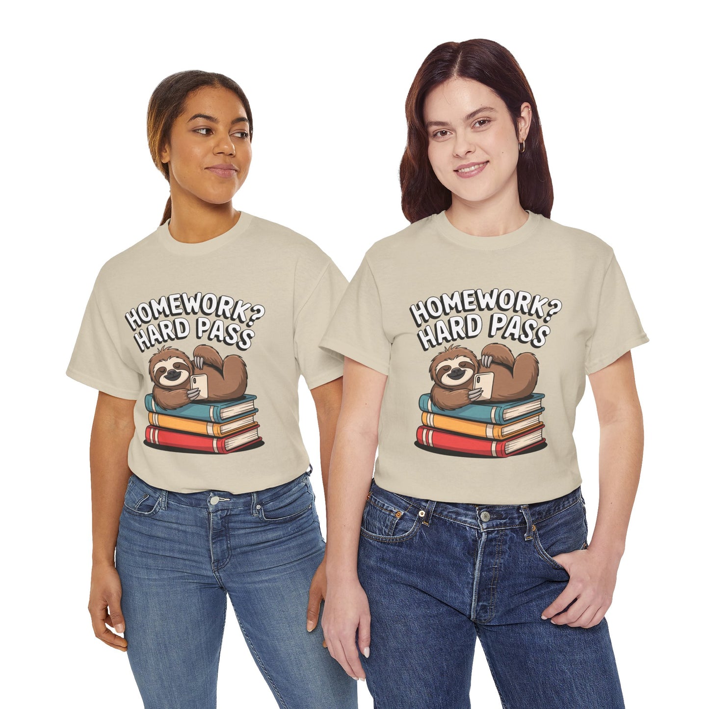 Unisex Heavy Cotton Tee (Homework? Hard Pass)