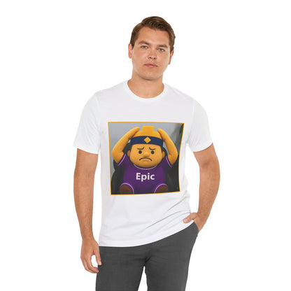 Epic Tee - Casual Unisex Jersey Short Sleeve Shirt with Playful Design (CLASH)