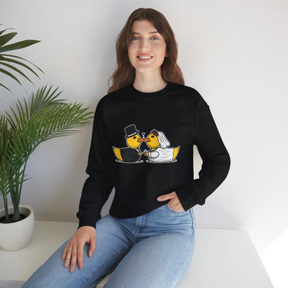Unisex Heavy Blend™ Crewneck Sweatshirt (Wedding Ducks)
