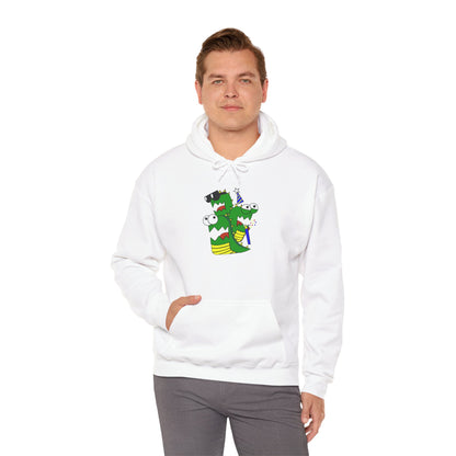 Unisex Heavy Blend™ Hooded Sweatshirt (Larry the Snake thing)