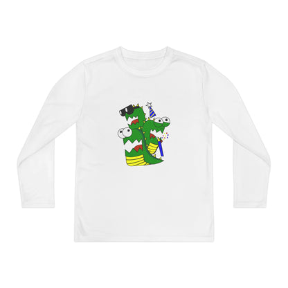 Youth Long Sleeve Competitor Tee (Larry the Snake thing)