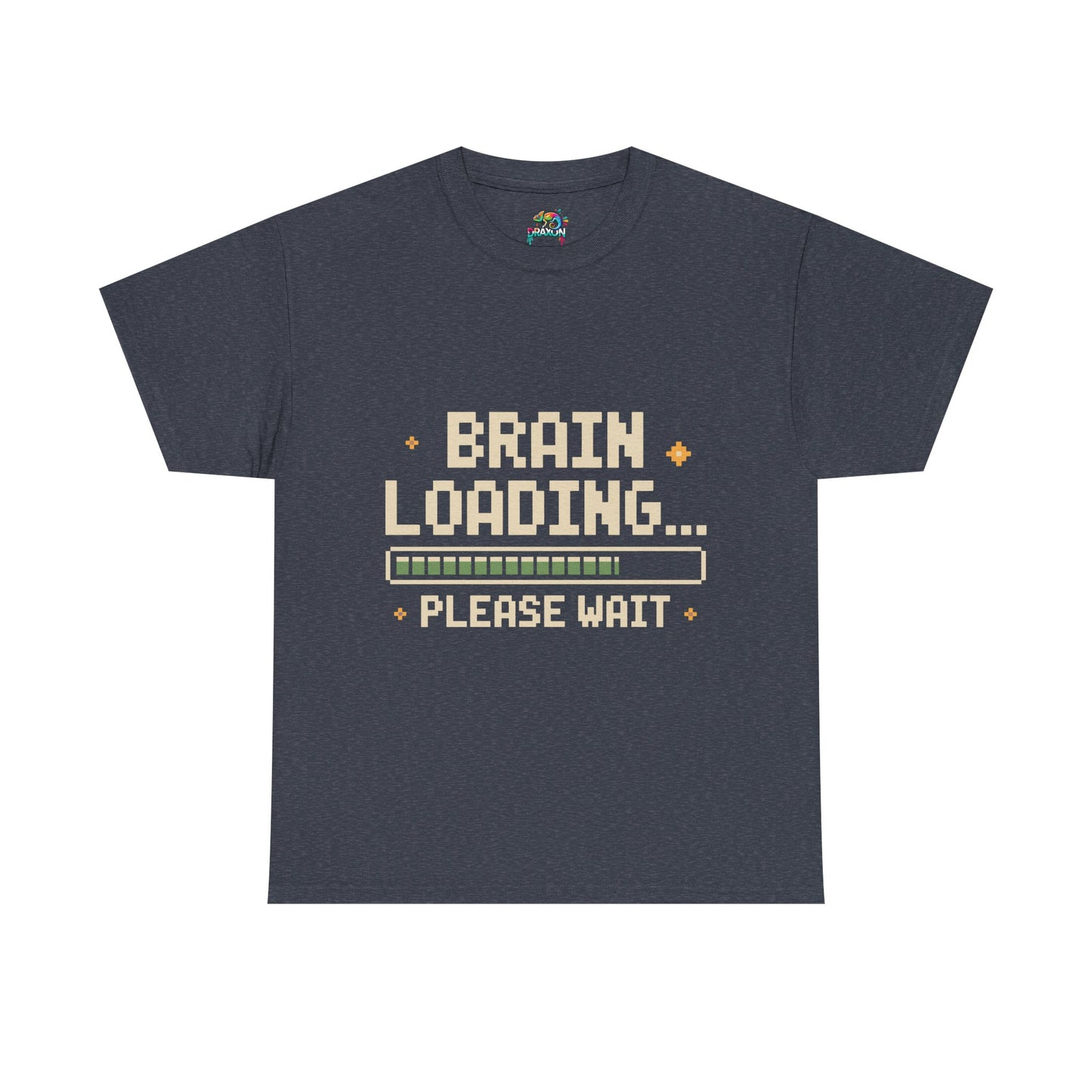 Unisex Heavy Cotton Tee (Brain Loading...Please Wait)