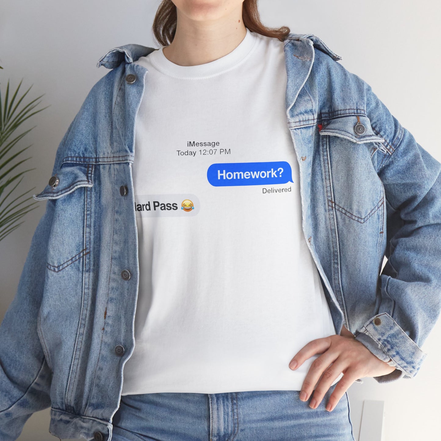 Unisex Heavy Cotton Tee (Homework? Hard Pass)