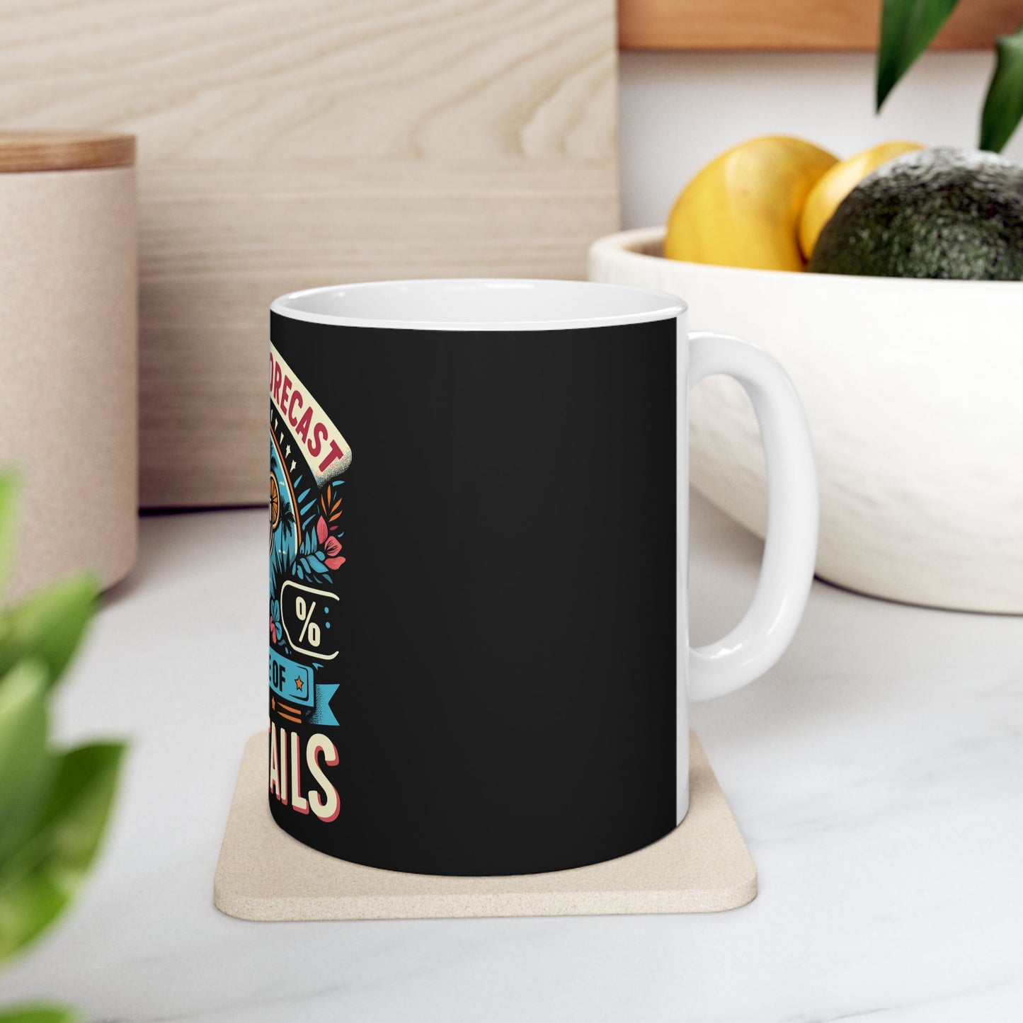 Ceramic Mug, 11oz, 15oz (99% Chance of Cocktails)