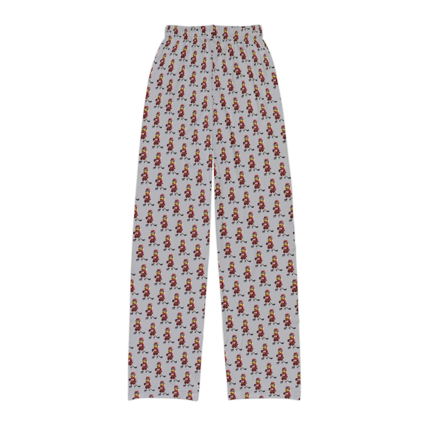 Kids Lounge Pants - AOP Light Grey (Hockey Quax)