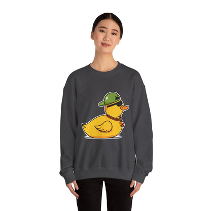 Unisex Heavy Blend™ Crewneck Sweatshirt (Gangster Duck)
