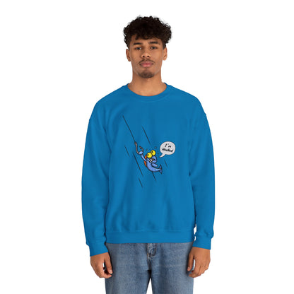 Unisex Heavy Blend™ Crewneck Sweatshirt (Fishing Hooked)