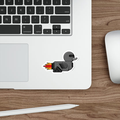 Die-Cut Stickers | Vibrant Art for Personalization (Robot Duck)
