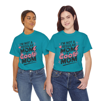 Unisex Heavy Cotton Tee (I'm Not a Regular Mom, I'm a Cool Mom)