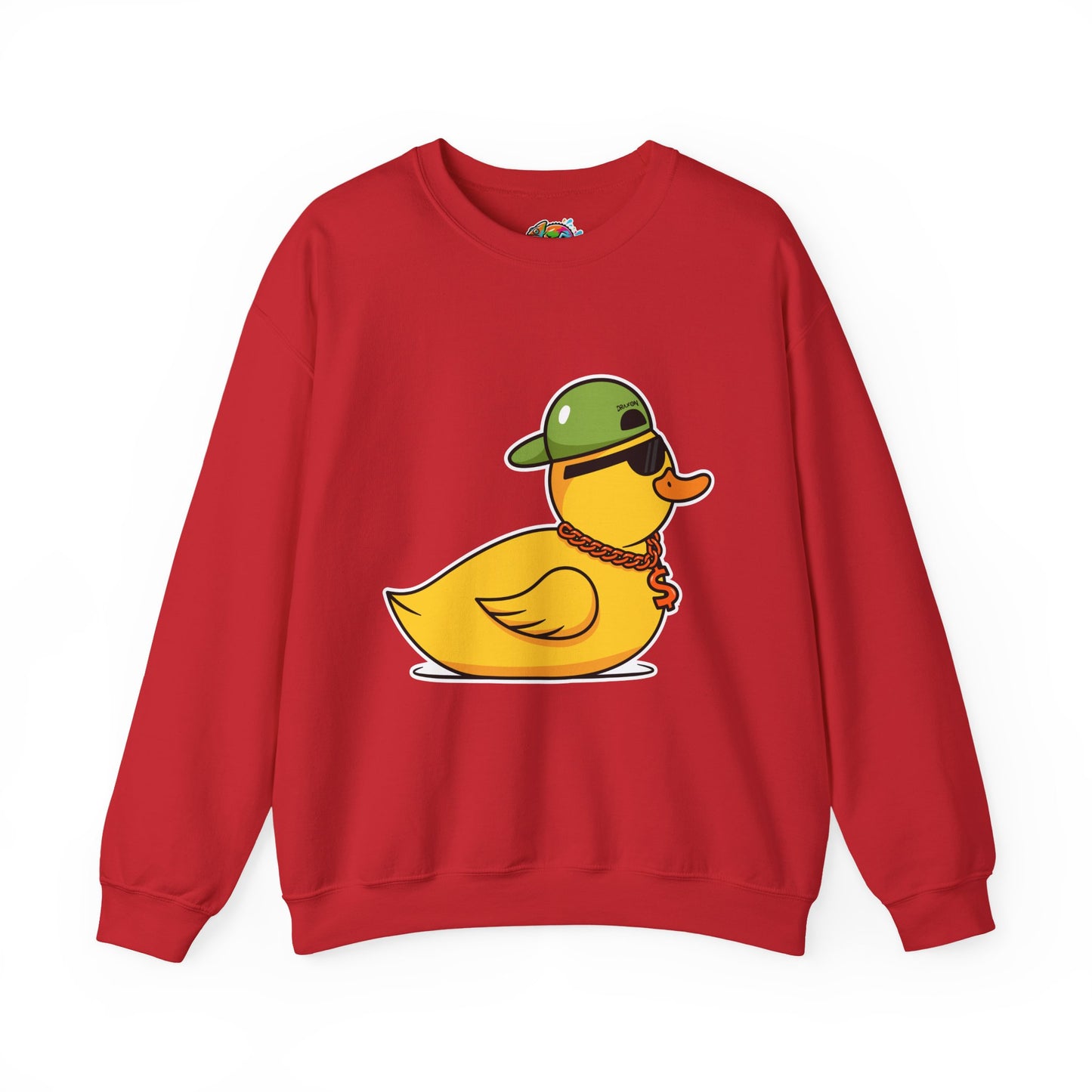 Unisex Heavy Blend™ Crewneck Sweatshirt (Gangster Duck)