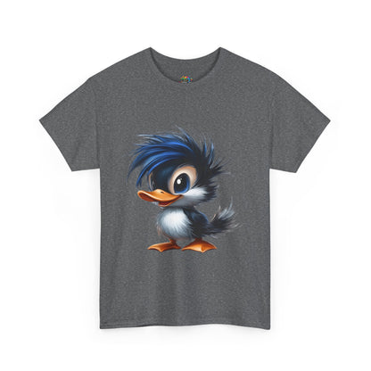 Unisex Heavy Cotton Tee (Blue Hair Duck)