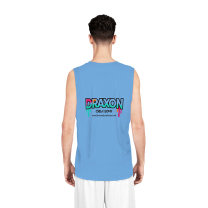 Light Blue Basketball Jersey (AOP)