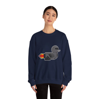 Unisex Heavy Blend™ Crewneck Sweatshirt (Robot Duck)