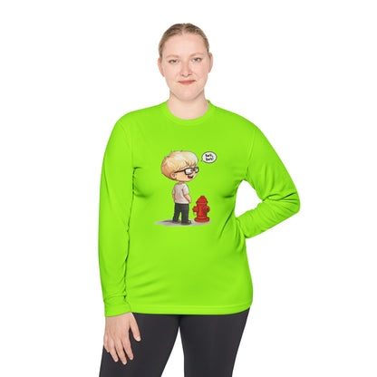 Unisex Lightweight Long Sleeve Tee (Bark Bark)