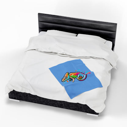 Velveteen Plush Blanket (DC Logo)