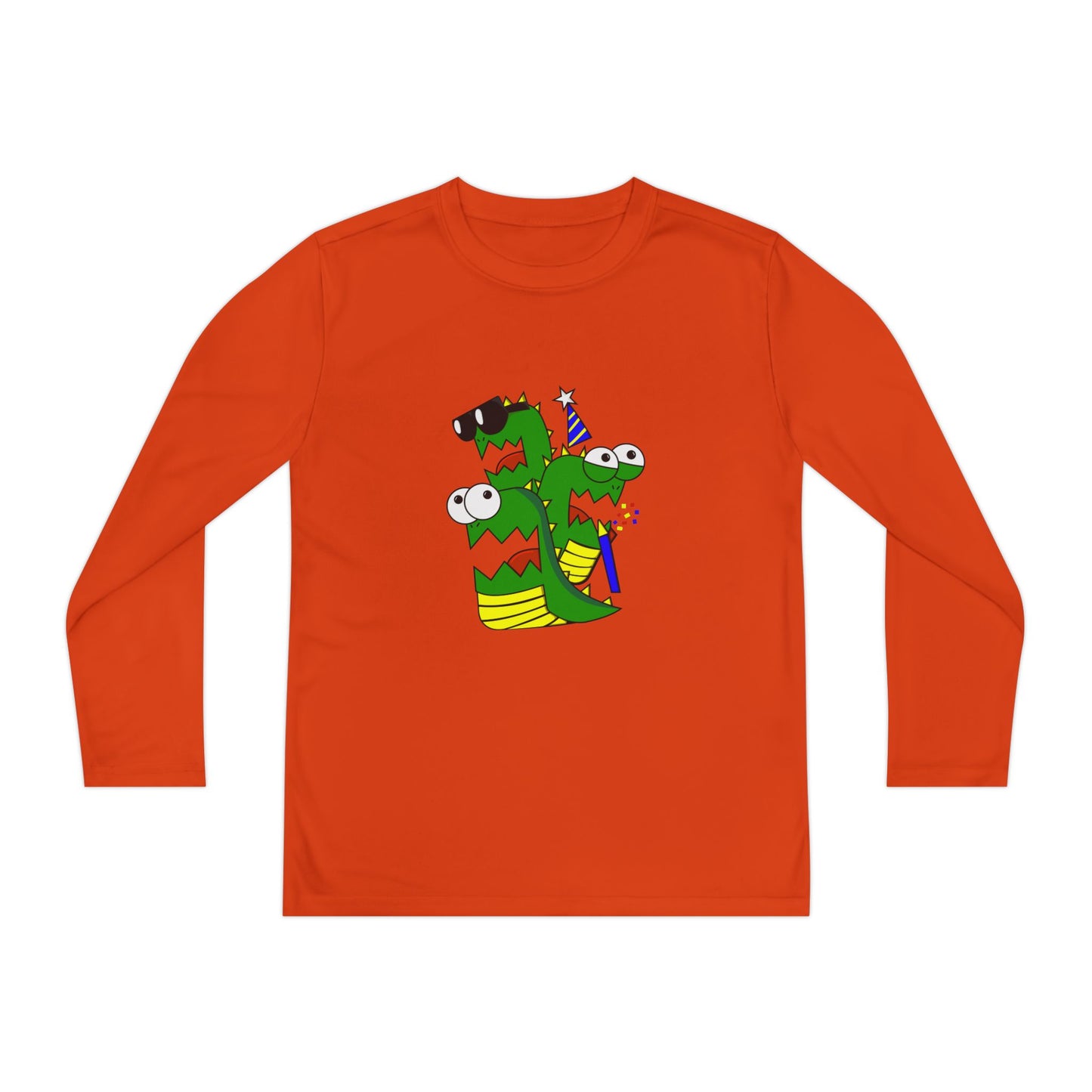 Youth Long Sleeve Competitor Tee (Larry the Snake thing)