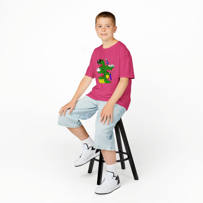 Kids Heavy Cotton T-Shirt (Larry the Snake thing)