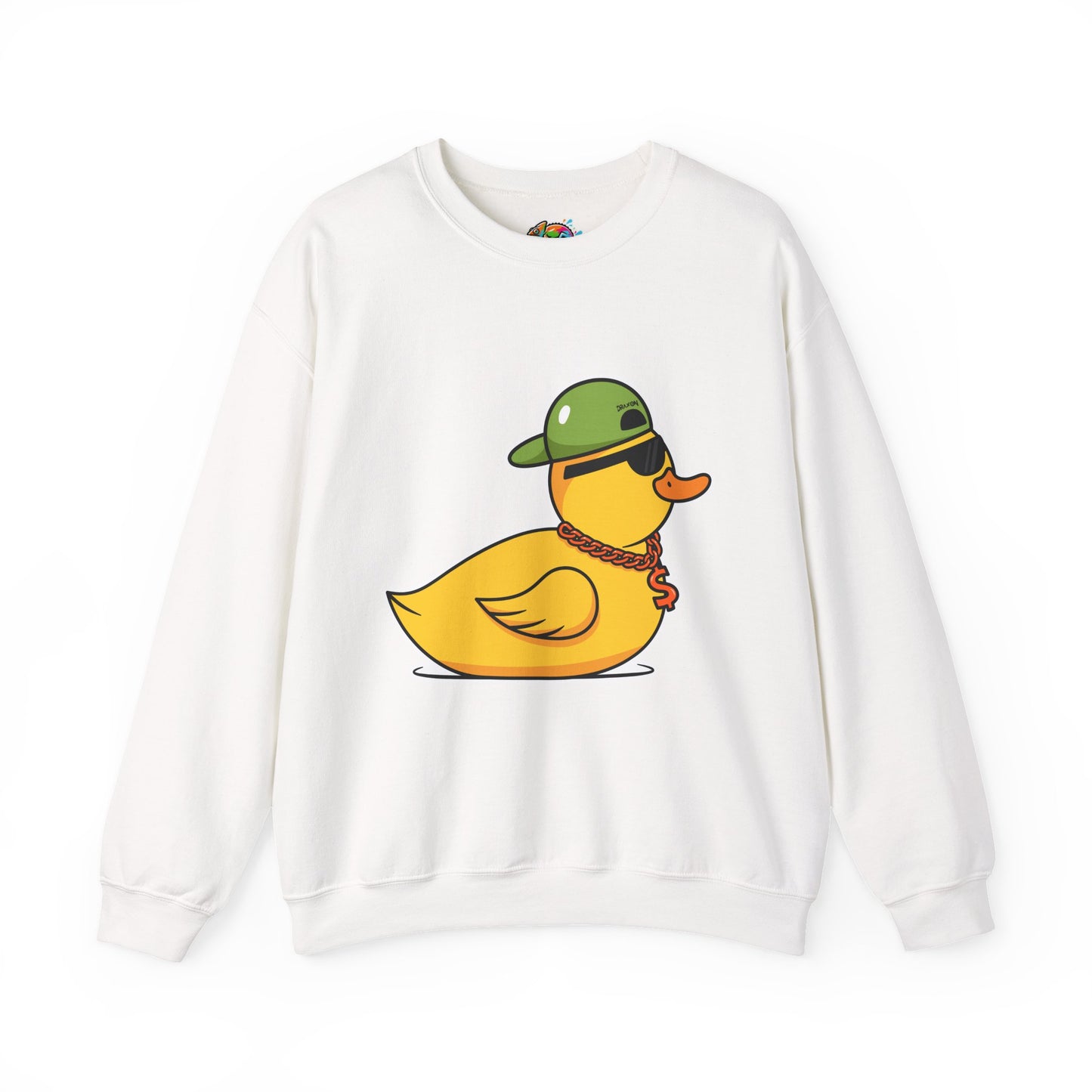 Unisex Heavy Blend™ Crewneck Sweatshirt (Gangster Duck)
